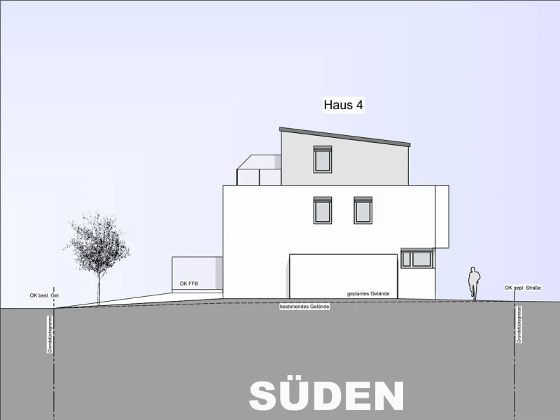 Ansicht Süden Haus 4