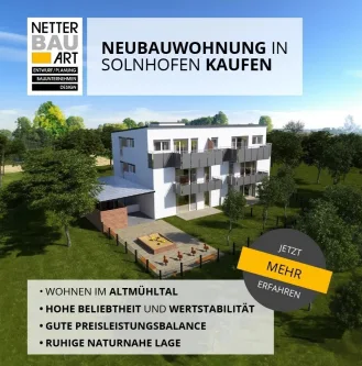 Neubau - Wohnung kaufen in Solnhofen - Neubauprojekt in Solnhofen - 6 attraktive Eigentumswohnungen !