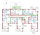 Wohnhaus: Grundrissplan 1. Obergeschoss