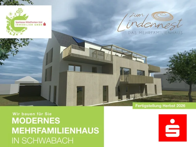 Mehrfamilienhaus "Zum Lindennest" - Wohnung kaufen in Schwabach - "Zum Lindennest": NEUBAU eines modernes Mehrfamilienhaus in Schwabach