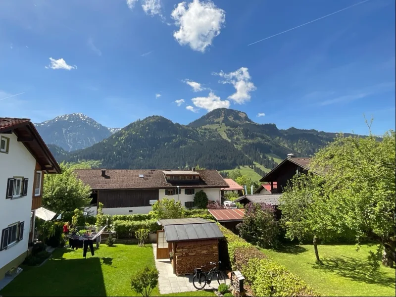 Ausblick vom Südbalkon