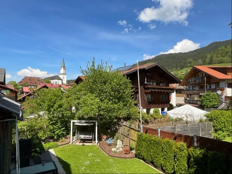 Westausblick vom Balkon