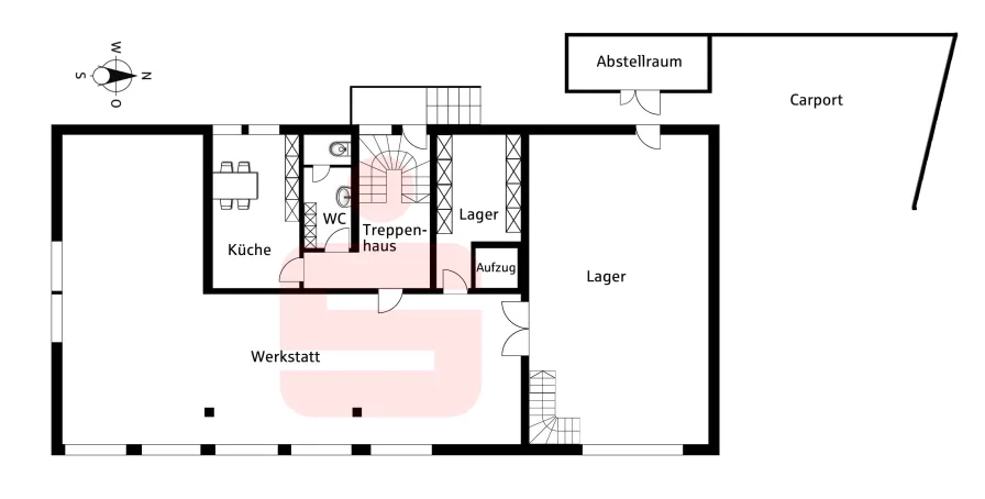 Grundriss Untergeschoss