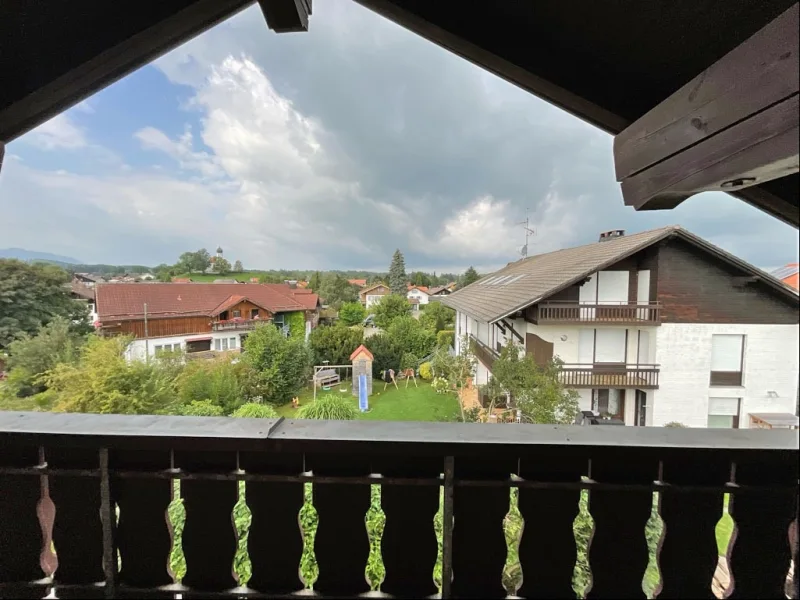 Ausblick vom Balkon