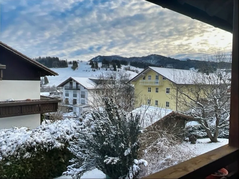 Aussicht Südbalkon Wohnung 3 OG