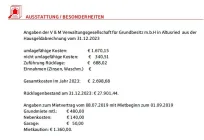 Angaben der Hausverwaltung und zum Mietvertrag