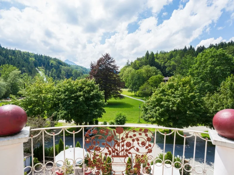 Ausblick vom Balkon