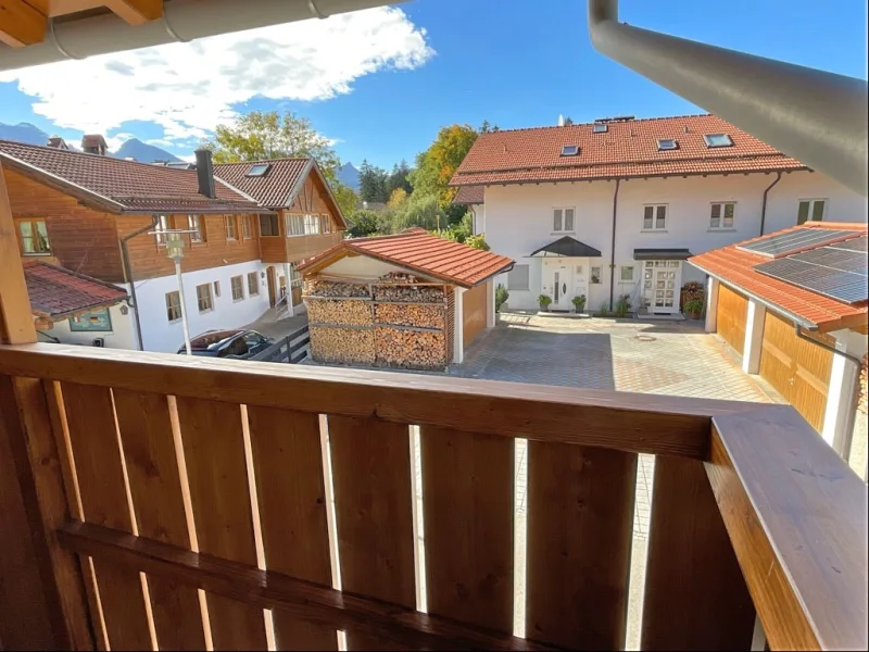 Ausblick vom Balkon