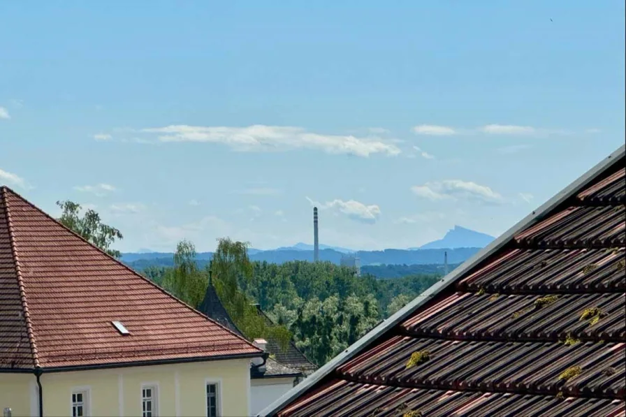 Ausblick vom Wohnzimmer