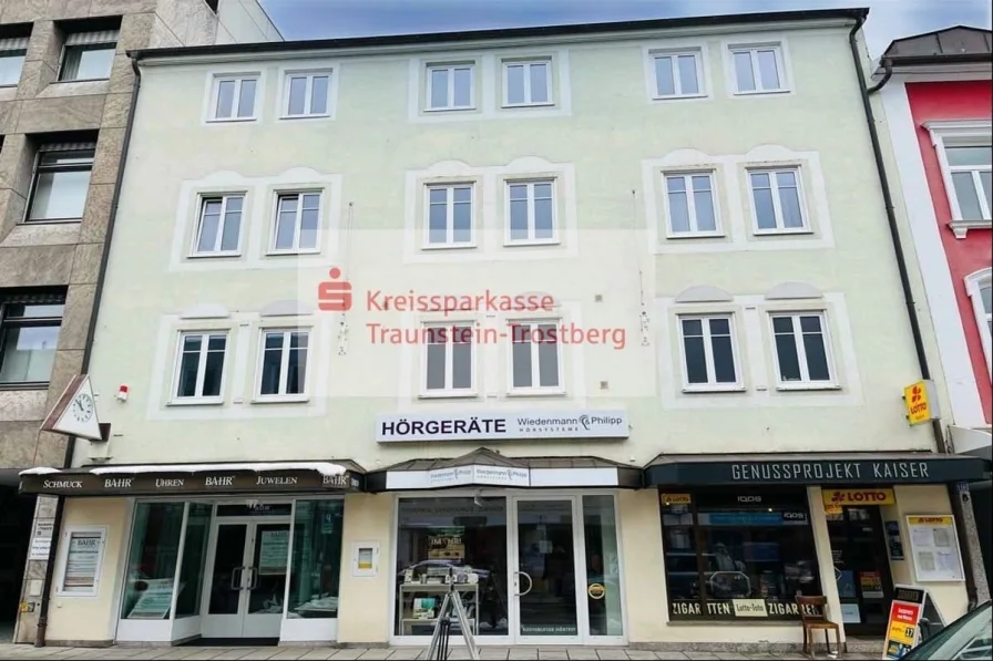 Außenansicht - Büro/Praxis kaufen in Traunstein - Wohn- und Geschäftshaus in Traunstein