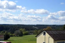 Blick vom Balkon