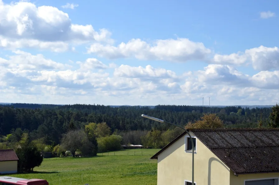 Blick vom Balkon