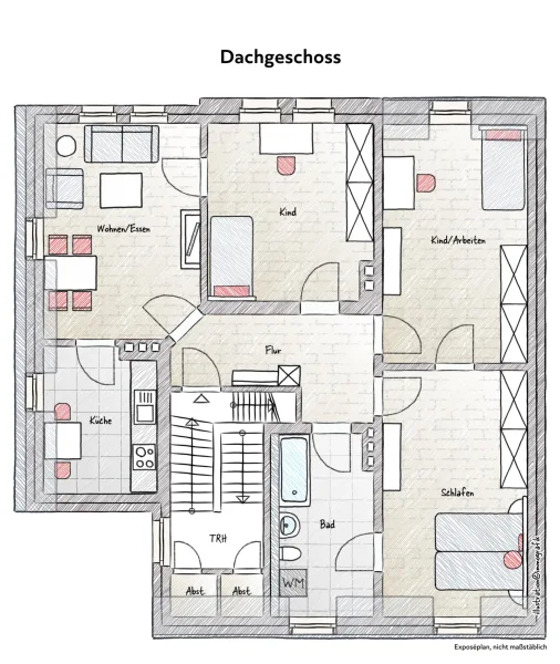 Dachgeschoss (2. Obergeschoss)