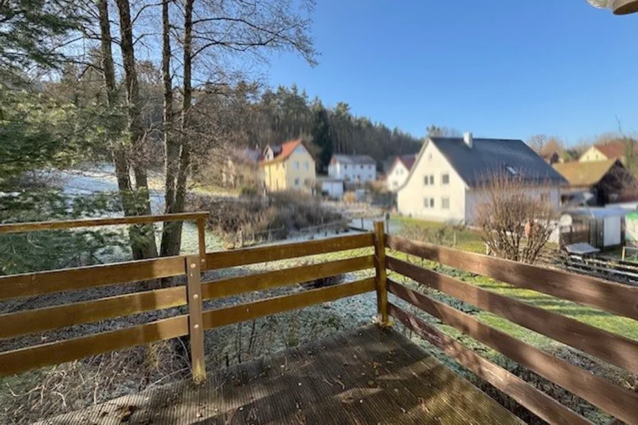 Aussicht vom Balkon