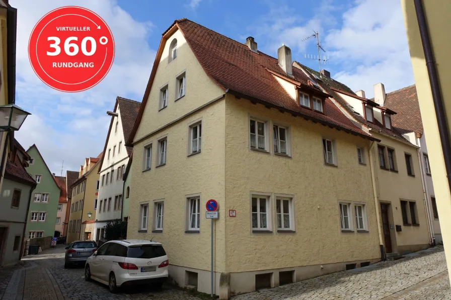 Außenansicht - Haus kaufen in Rothenburg - Wohnen in der Altstadt von Rothenburg