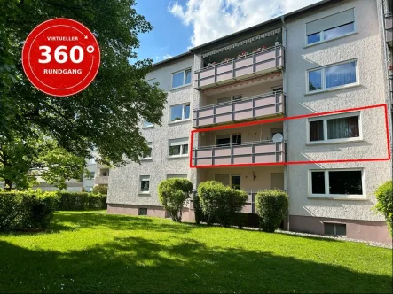 Südansicht mit Balkon - Wohnung kaufen in Rothenburg - Schluss mit Miete - Hier wartet Ihre Wohnung auf Sie