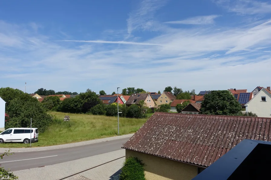 Ausblick vom Balkon