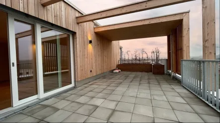 Dachterrasse - Wohnung mieten in Dinkelsbühl - Exklusive Mietwohnungen in Dinkelsbühl: Modern - Nachhaltig - Einzigartig!