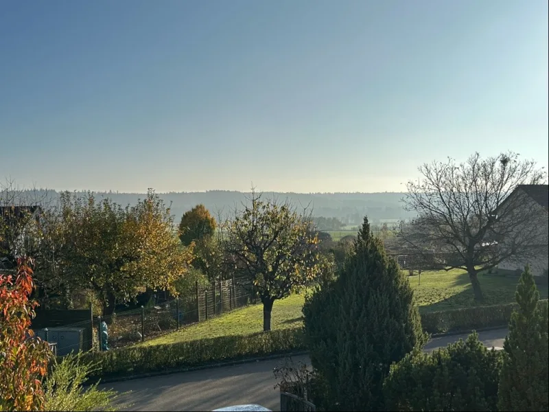 Aussicht nach Süden vom Balkon