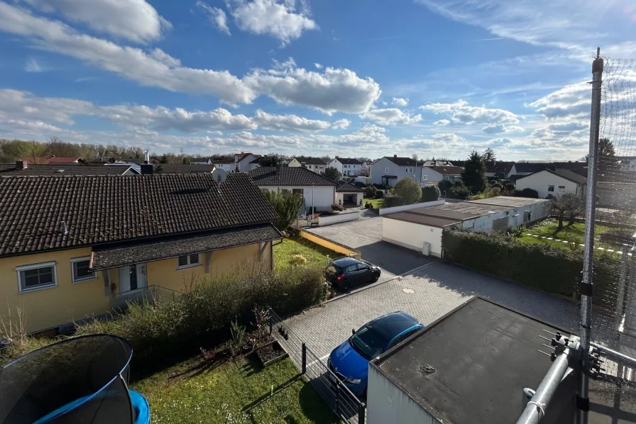 Ausblick vom Balkon