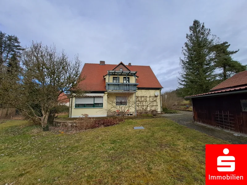 Aussenansicht1 - Haus kaufen in Beilngries - Freistehendes Einfamilienhaus mit großem Grundstück