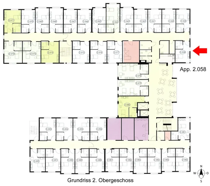 Grundriss 2. Obergeschoss