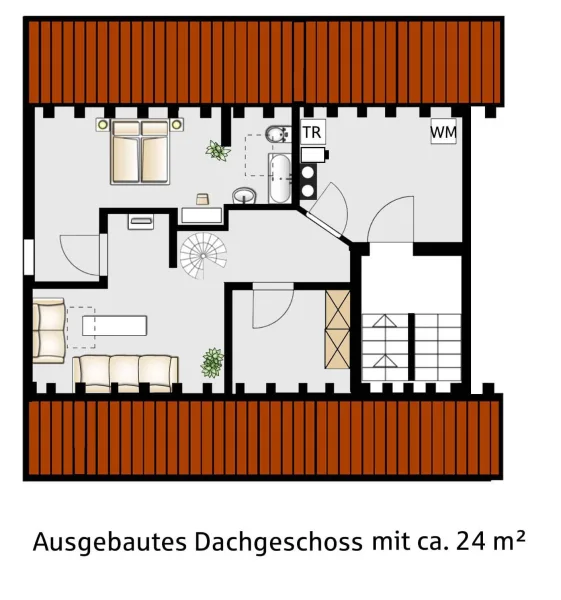 Grundriss Ausgebautes Dachgeschoss