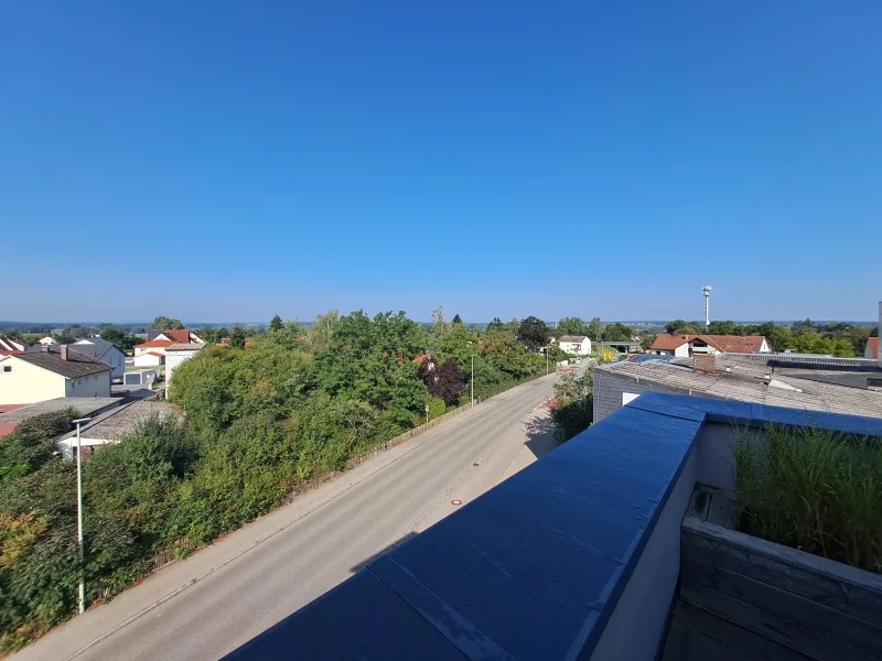 Weitblick von der Dachterrasse aus