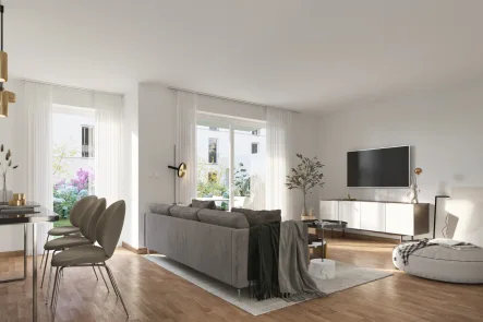 Beispiel Wohnen - Wohnung kaufen in Neustadt - Neubau-Wohnanlage Am Sandfeld in Bad Gögging - modern und innovativ!