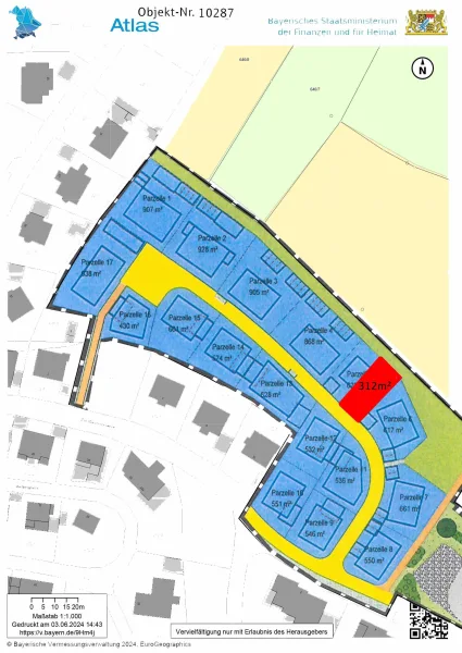 10287-Lageplan mit Parzelle