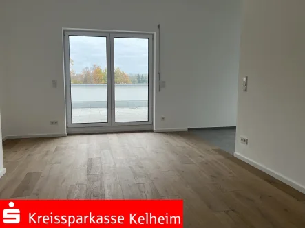 Wohnbereich - Wohnung mieten in Neustadt - Erstbezug - 3-Zimmer-Wohnung mit großer Dachterrasse in Bad Gögging