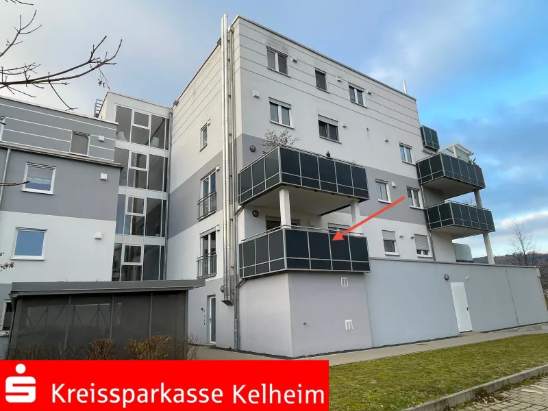 Außenansicht - Wohnung kaufen in Kelheim - Modern wohnen - helle 2-Zimmer-Wohnung in Kelheim