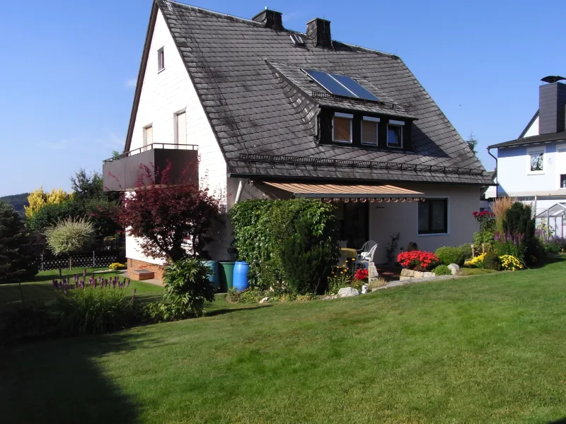 Gartenseite - Haus kaufen in Weißdorf - Einfamilienhaus in Weißdorf