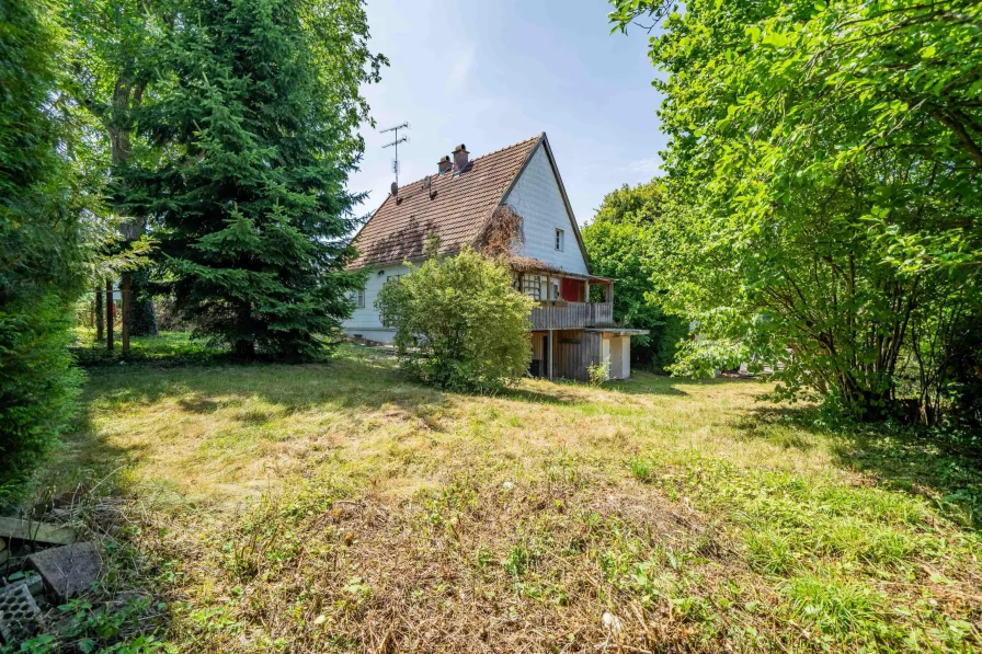 Grundstück m. bestehendem Haus - Grundstück kaufen in Schondorf - Großzügiges Baurecht