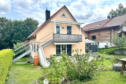 Ansicht Westseite - Haus kaufen in Egling - Einfamilienhaus in Egling an der Paar