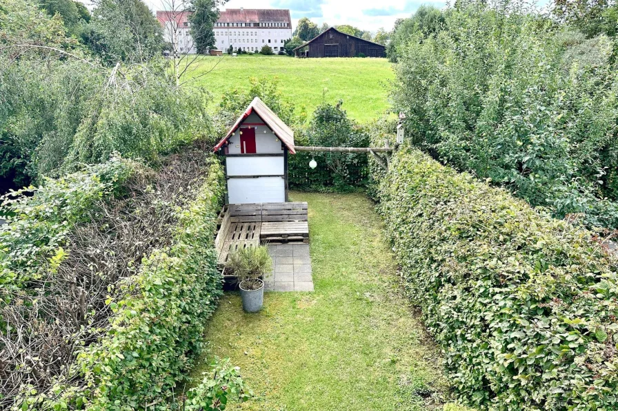 Garten von oben