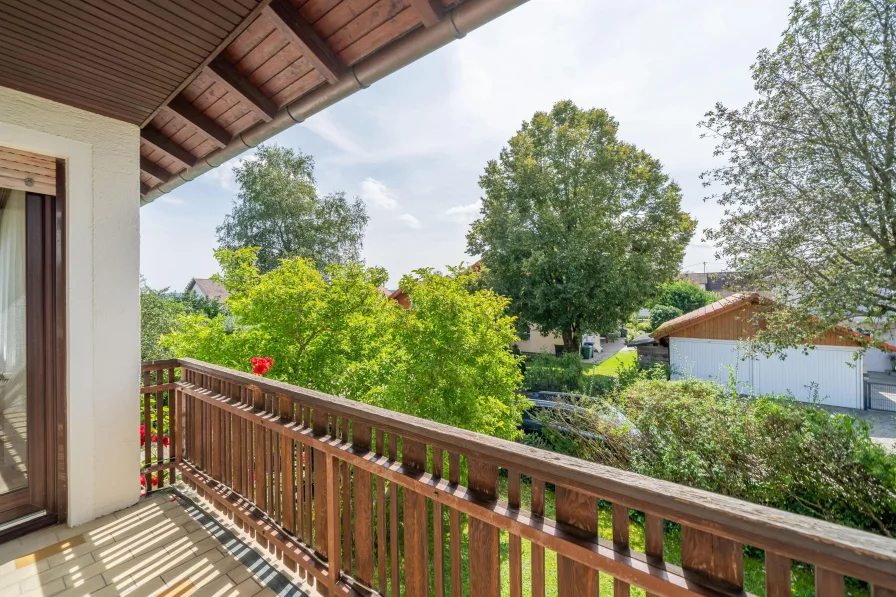 Ausblick vom Balkon