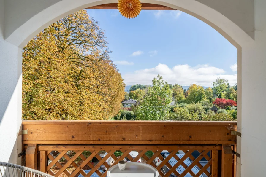 Loggia, Schöner Ausblick ins G