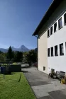 Hauseingang mit Watzmannblick