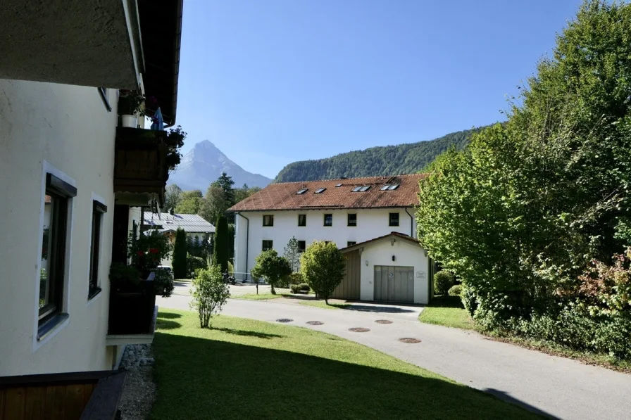 Blick vom Balkon - Wohnung kaufen in Bischofswiesen - Tolle Wohnung für die Familie