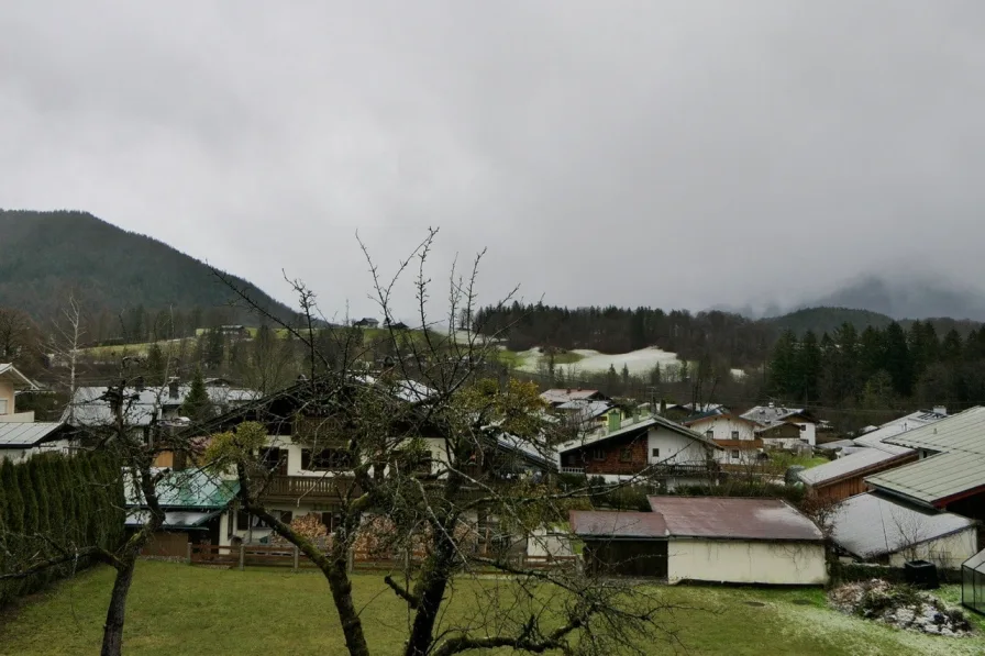 Ausblick bei Regen