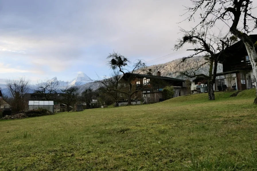 Grundstück mit Watzmann