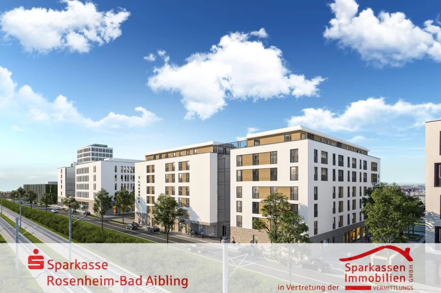 Ansicht - Wohnung mieten in Rosenheim - Seniorenwohnen ab 60 Jahren!