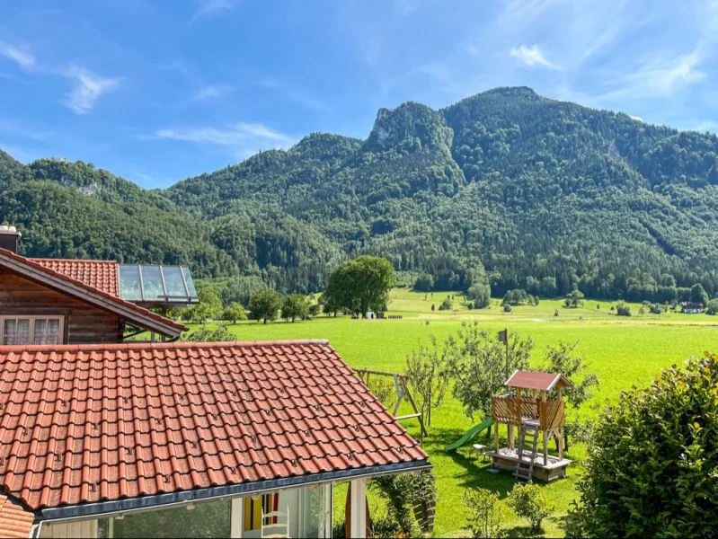 Blick vom Balkon