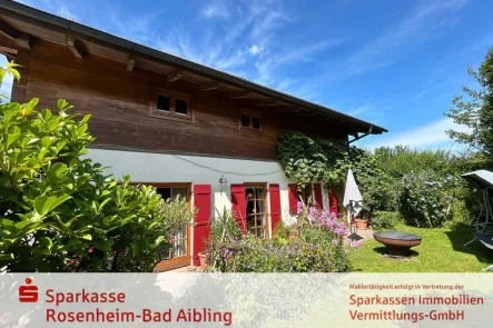 Südansicht - Haus kaufen in Neubeuern - in ruhiger und sonniger Wohnlage!