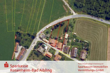 Luftbild (BVV, Nr. 2421/3, Bayerische Vermessungsverwaltung 2024, geoportal.bayern.de, EuroGeographics) - Grundstück kaufen in Prutting - Nähe Burger-Moos!