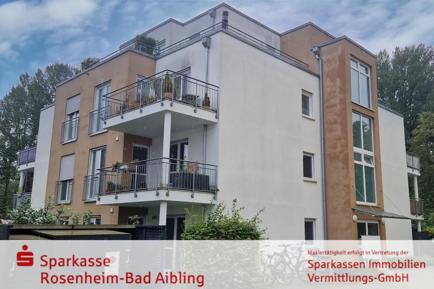 Ansicht - Wohnung mieten in Rosenheim - ideal für eine alleinstehende Person!