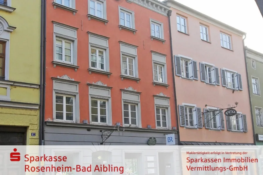 Ansicht - Wohnung mieten in Rosenheim - schöne, große Wohnung im Altbau