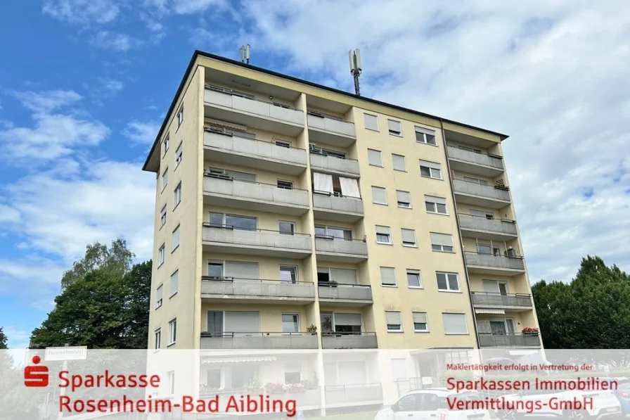 Außenansicht - Wohnung kaufen in Rosenheim - direkt an der Fachhochschule!