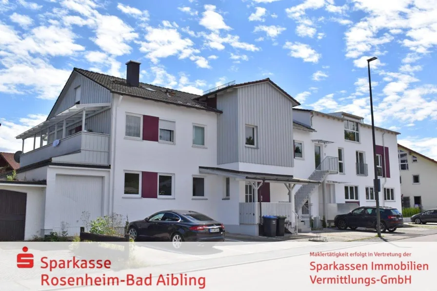 Außenansicht - Wohnung kaufen in Kolbermoor - Dachgeschosswohnung mit schönem Bergblick!